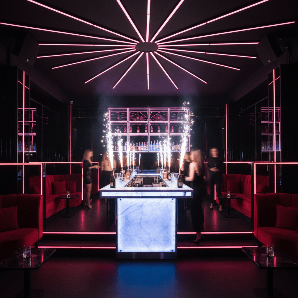 Zona VIP de discoteca